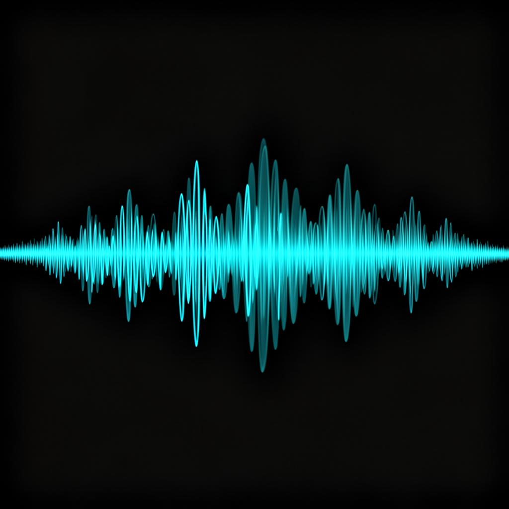 Voice waveform visualization